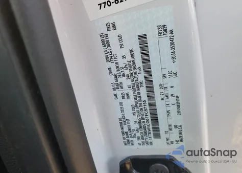 2015 Ford F150 Supercrew z USA, uszkodzony, nr VIN 1FTEW1CG6FFC57155